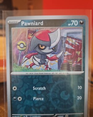 Pawniard 132/198 Reverse Holo Pokémon Scarlet & Violet Base Set card