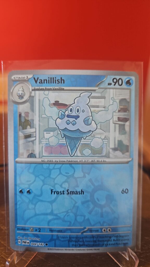 Vanillish 44/182 Reverse Holo Paradox Rift