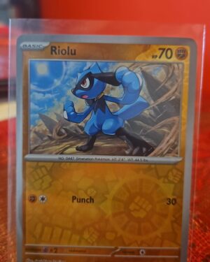 Pokemon TCG - Reverse Holo Riolu 81/142 - Stellar Crown 2024