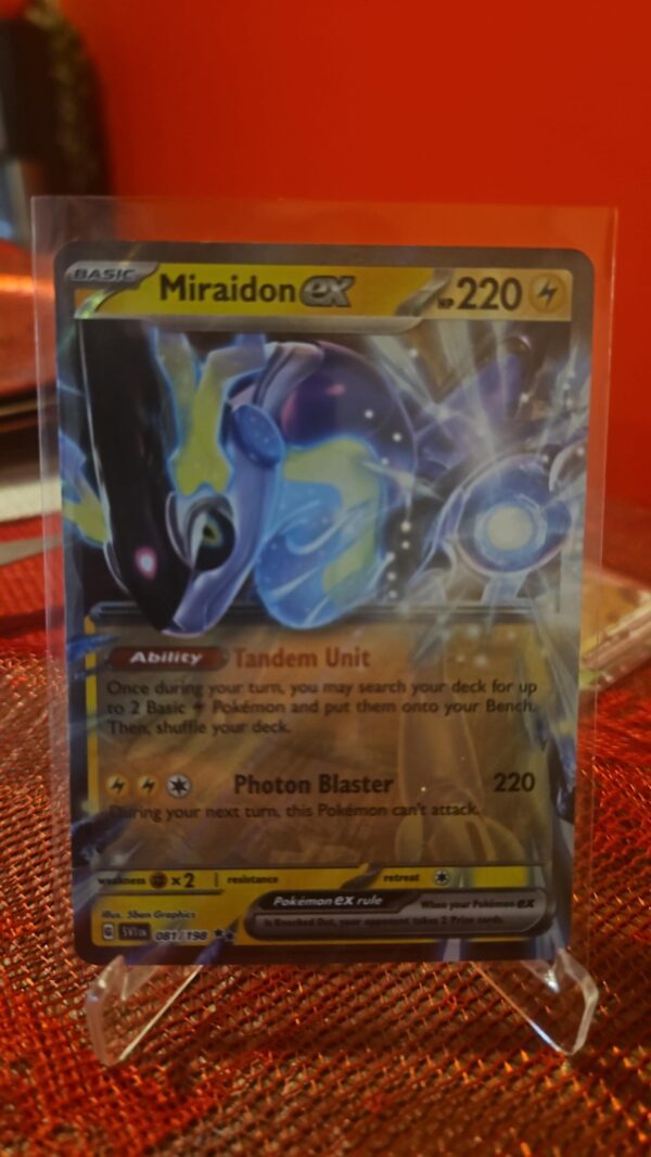 Miraidon ex 81/198 Near Mint Holofoil Double Rare Scarlet & Violet Pokemon TCG