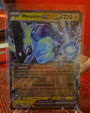 Miraidon ex 81/198 Double Rare Holofoil Scarlet & Violet Pokémon TCG Card Front