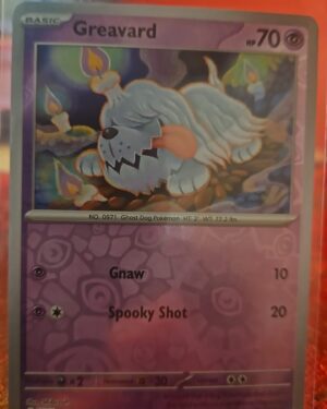 Pokemon TCG Greavard 099/197 Reverse Holo Obsidian Flames