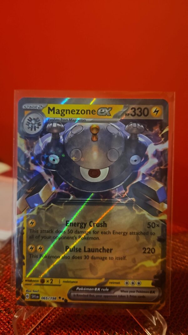 Pokémon TCG Scarlet & Violet Magnezone ex #65/198 Double Rare