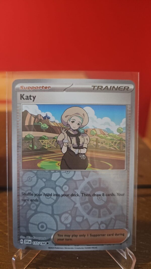Reverse Holo Katy 177/198 Uncommon Scarlet & Violet Base Set Pokemon TCG