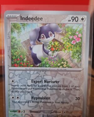 Pokemon Scarlet & Violet Indeedee 153/198 Reverse Holo