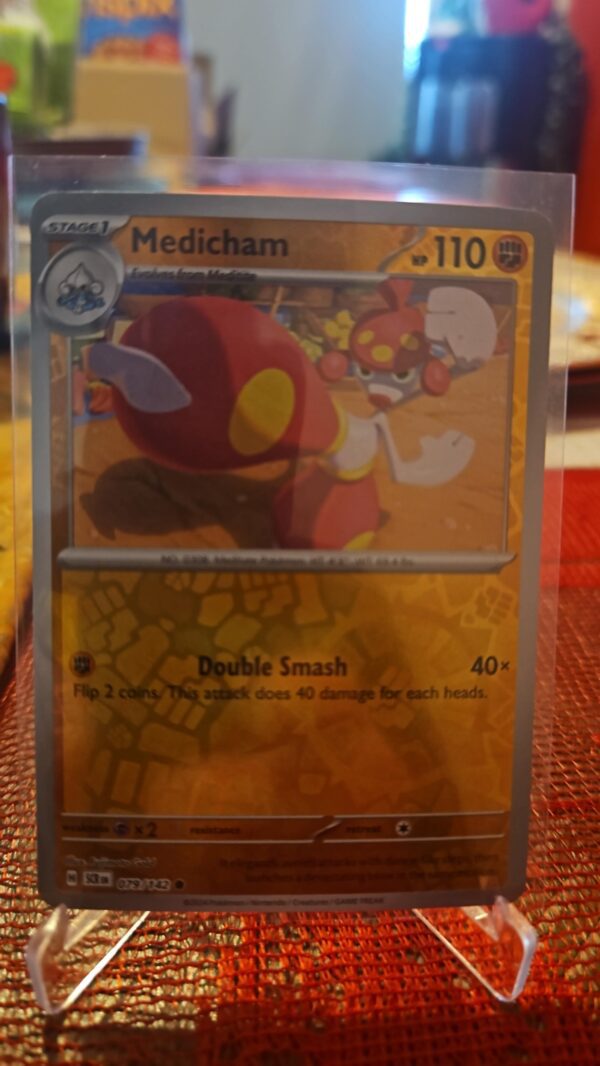 Medicham #79/142 SV Stellar Crown 2024 Reverse Holo Common Pokemon