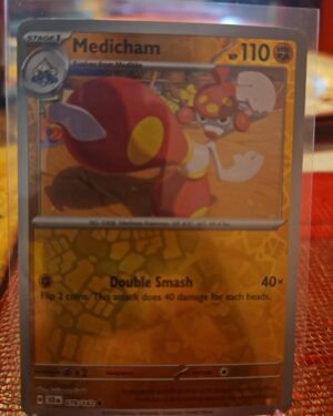 Medicham #79/142 SV Stellar Crown 2024 Reverse Holo Common Pokemon