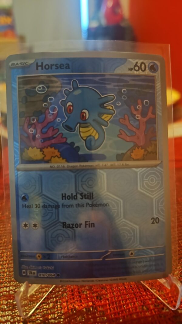 Horsea #10/64 SV Shrouded Fable 2024 Reverse Holo Common Pokemon TCG