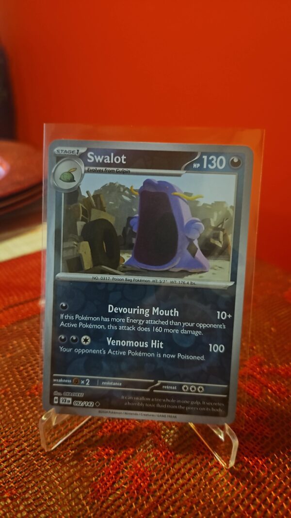 Pokemon TCG - Reverse Holo Swalot 92/142 - Stellar Crown 2024