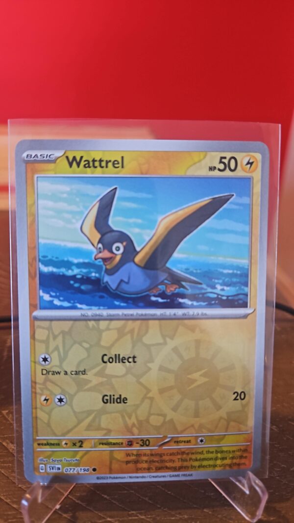 Pokemon TCG Scarlet & Violet Wattrel Reverse Holo 77/198