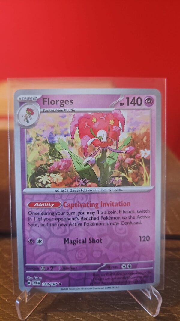 Florges 88/167 Reverse Holo | Twilight Masquerade | Pokemon Card