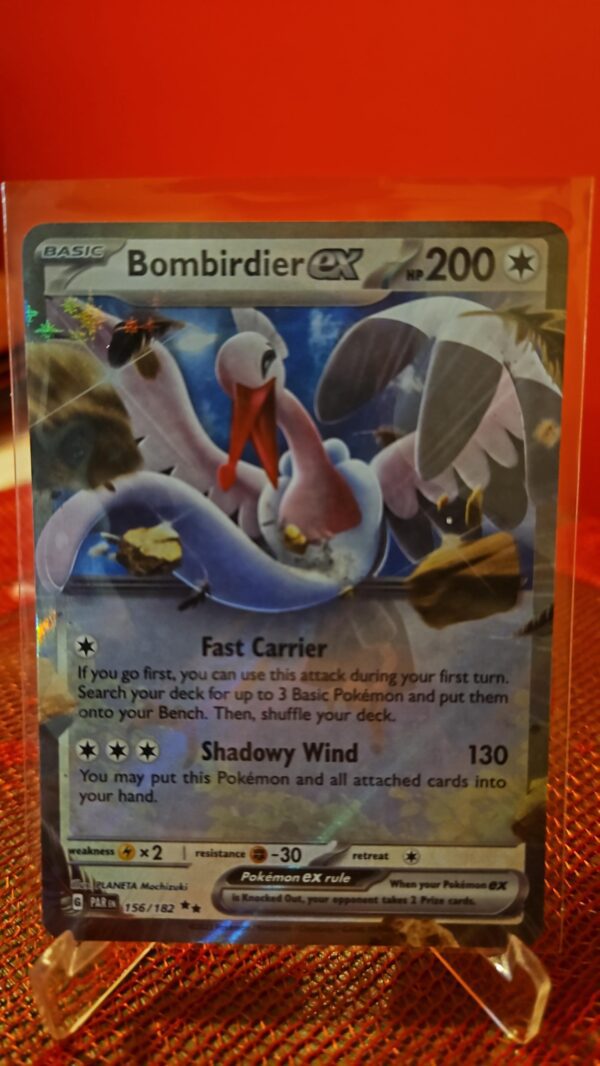 Pokemon - Bombirdier ex - 156/182 - SV Paradox Rift - Half Art Card