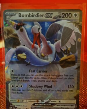 Bombirdier ex 156/182 Half Art Paradox Rift Pokémon Card Front