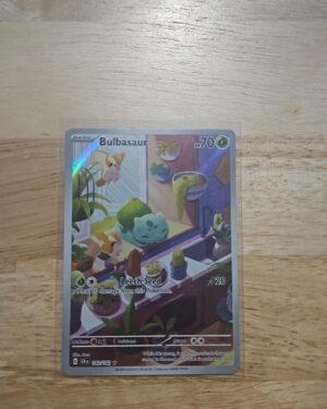 Bulbasaur 143/142 Illustration Rare Holo Stellar Crown Pokémon TCG Card