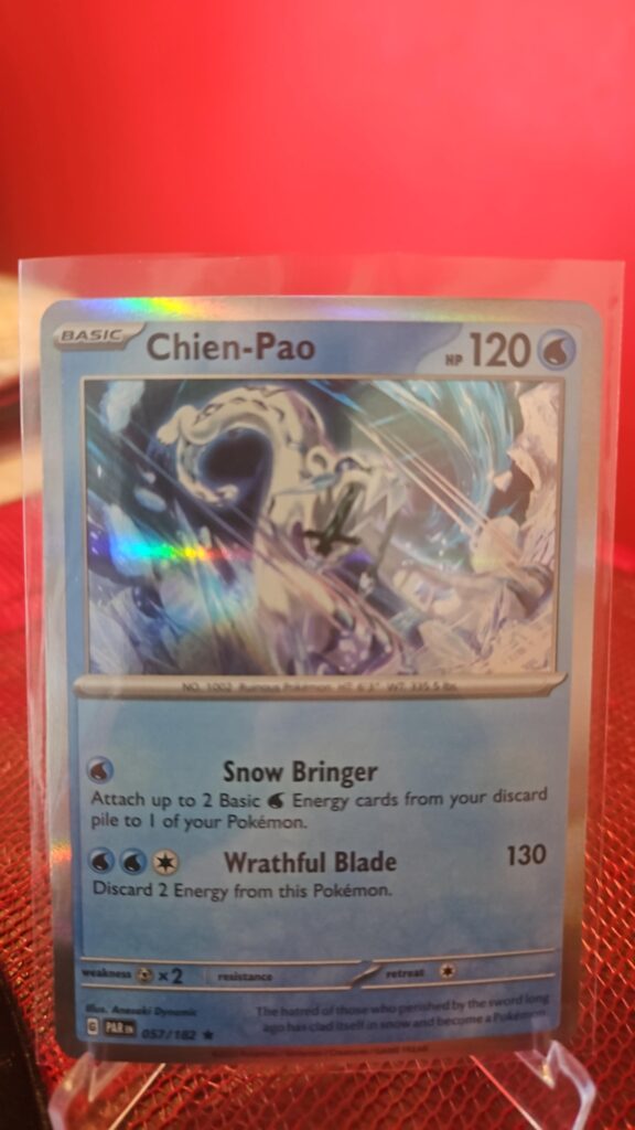 Chien-Pao 57/182 Paradox Rift Holo Rare Pokemon Card TCG