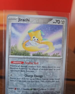 Jirachi 126/182 Reverse Holo Pokémon Scarlet & Violet Paradox Rift card
