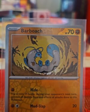 Barboach 108/197 Reverse Holo SV03: Obsidian Flames Pokemon tcg Card