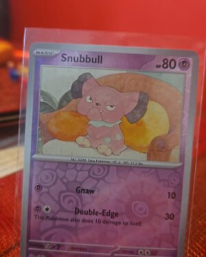 Snubbull #87/197 SV Obsidian Flames Reverse Holo Common Pokemon
