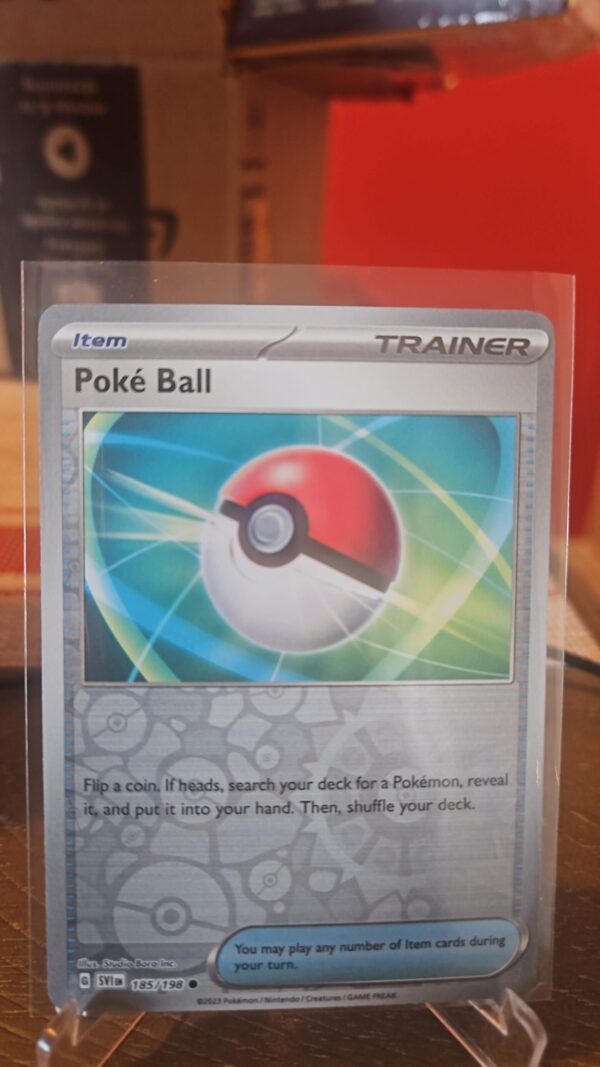 Reverse Holo Poke Ball 185/198 Common Scarlet & Violet Base Set