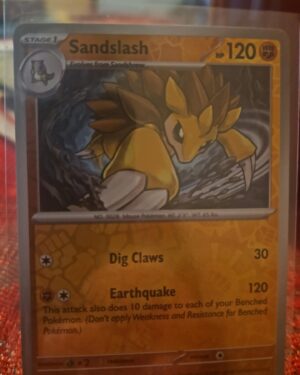 2024 Pokémon S&V Twilight Masquerade Reverse Holo Foil Sandslash 98 /167