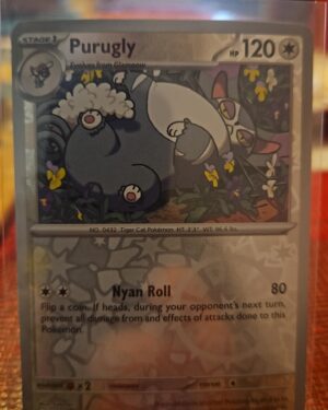 Purugly - 117/142 - Reverse Holo - SV07: Stellar Crown - Pokemon TCG