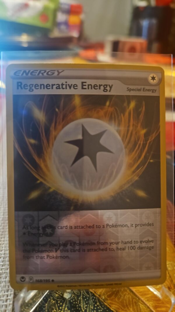 Pokemon TCG Regenerative Energy 168/195 Reverse Holo Silver Tempest