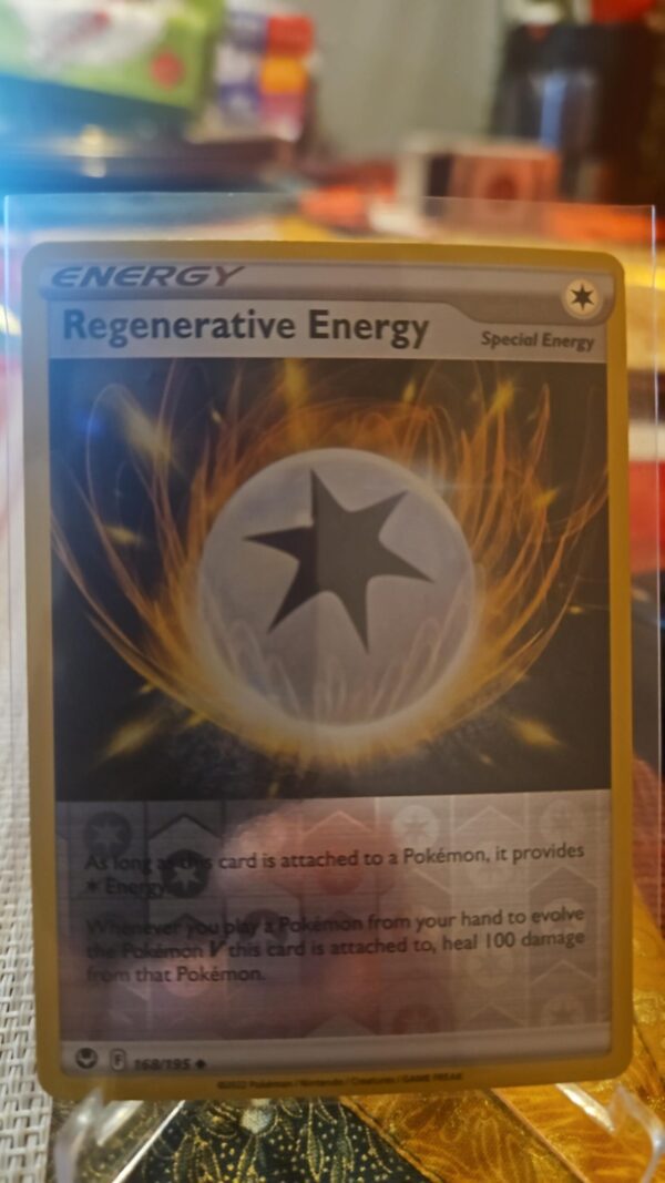 Pokemon TCG Regenerative Energy 168/195 Reverse Holo Silver Tempest