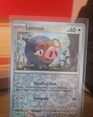 2023 POKEMON SCARLET & VIOLET LECHONK 154/198 REVERSE HOLO