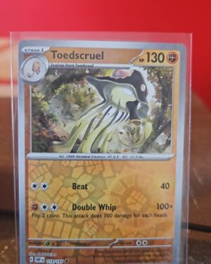 Toedscruel 119/197 Reverse Holo Pokémon SV Obsidian Flames card