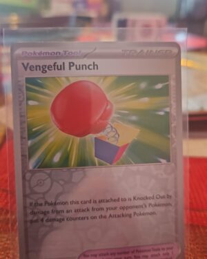 Vengeful Punch 197/197 Pokemon Obsidian Flames SV03 Reverse Holo