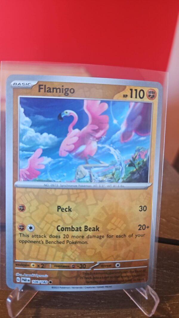 Flamigo Pokemon S/V Paradox Rift 106/182 Reverse Holo Common TCG