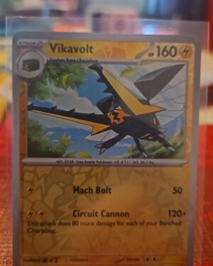 Pokemon TCG - Reverse Holo Vikavolt 56/162 - Temporal Forces 2024
