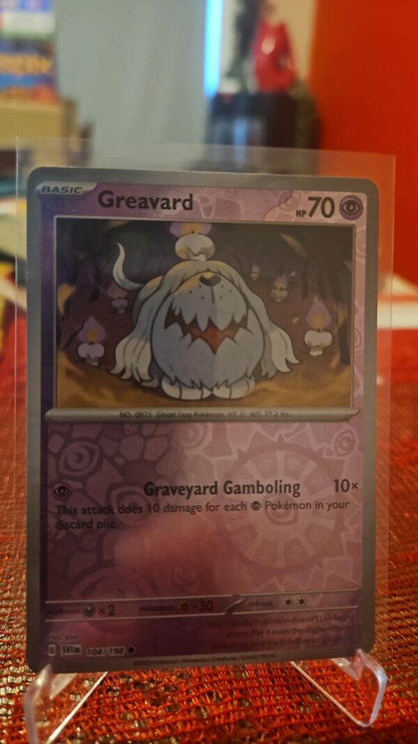 Greavard Reverse Holo 104/198 Scarlet & Violet - NM Pokémon