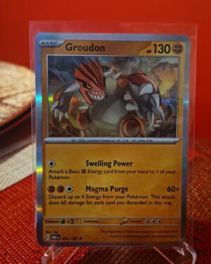 Groudon 93/182 Rare Holo Paradox Rift Pokemon Card