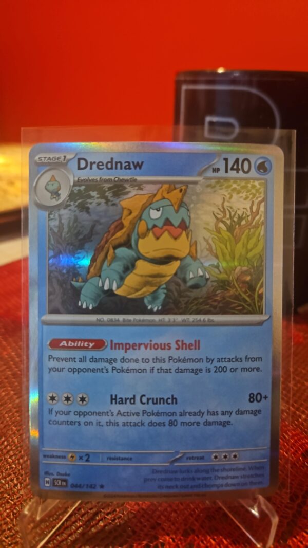 Drednaw #44/142 SV Stellar Crown 2024 Rare Holo Pokemon TCG Card