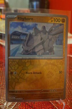 Rhyhorn 74/142 Reverse Holo Stellar Crown - Pokemon TCG