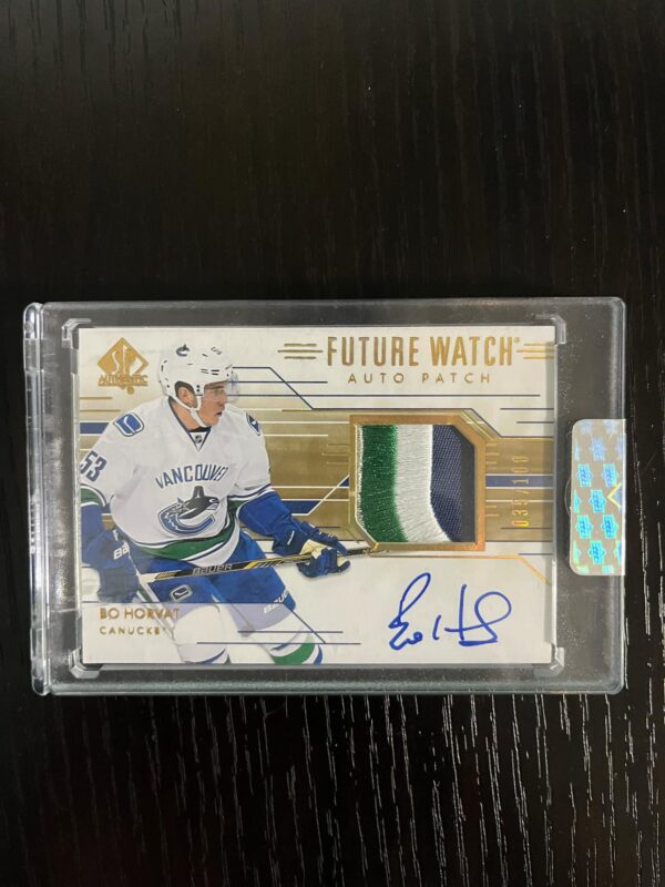 2014-15 SP Authentic Future Watch Auto Patch BO HORVAT /100 RC RPA