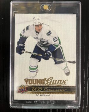2014-15 Upper Deck Canvas Young Guns #C234 Bo Horvat Rookie Card Vancouver Canucks