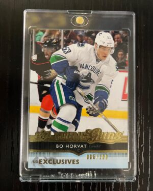Bo Horvat 2014-15 Upper Deck #494 /100 UD Exclusives Young Guns Rookie card