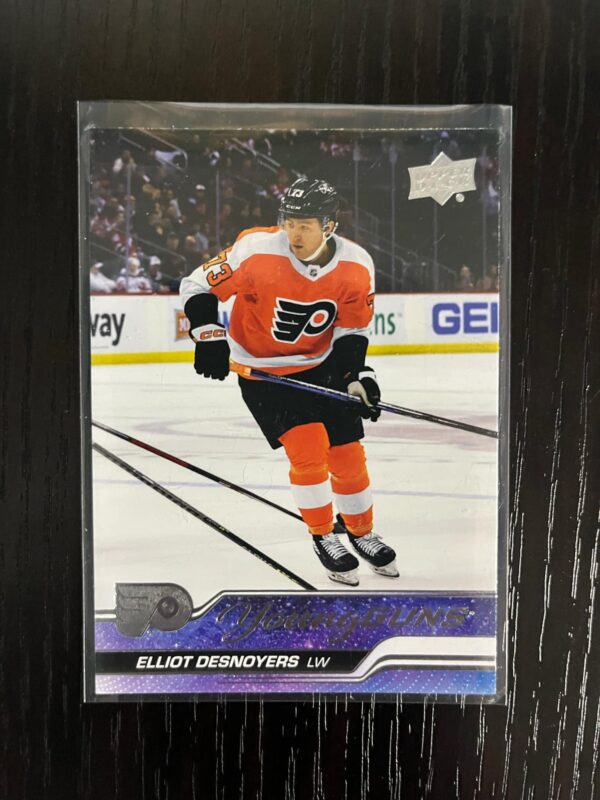 2023-24 Upper Deck Series 1 Young Guns Elliot Desnoyers #219 Rookie RC