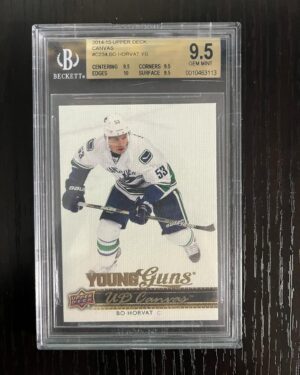 Bo Horvat 2014 Upper Deck UD Canvas Young Guns #C234 BGS 9.5 GEM MINT rookie card