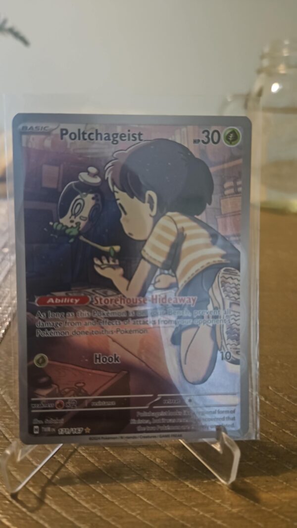 Pokémon TCG Poltchageist 171/167 Illustration Rare Twilight Masquerade NM/M