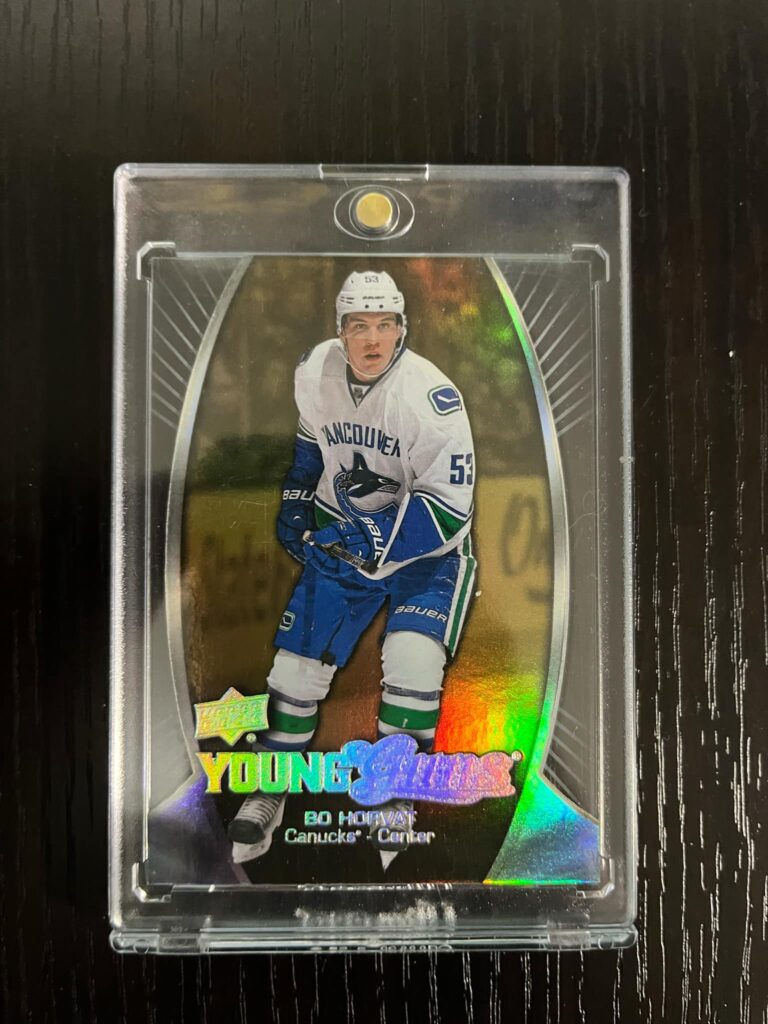 2014-15 Upper Deck Young Guns Acetate #494 Bo Horvat rookie card acetate parallel