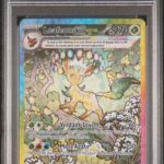 Prismatic Evolutions Special Illustration Rare Leafeon EX PSA 9