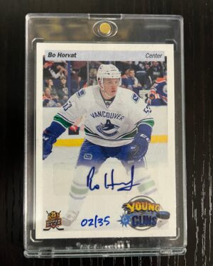 2014 Upper Deck Bo Horvat PS-BH /35 Rookie Fall Expo Priority Signings Auto