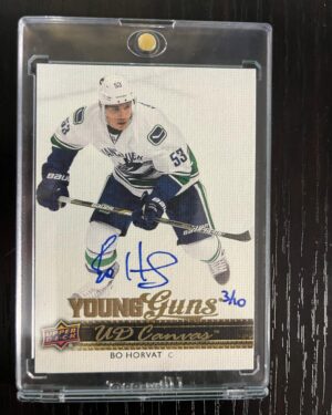 Bo Horvat 2014-2015 Upper Deck Young Guns Canvas #C234 buy Back auto /10