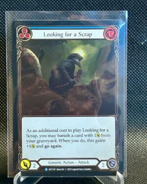 Scrap Blue Outsiders Foil NM Flesh and Blood card