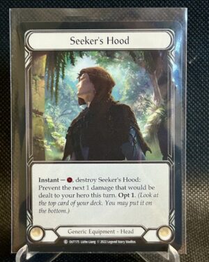 Seeker's Hood Foil common Outsiders NM Flesh and Blood card