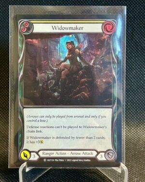 Widowmaker Yellow Foil common Outsiders NM Flesh and Blood card