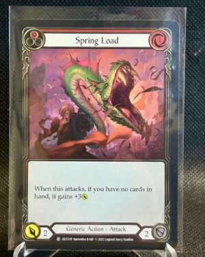 Spring Load Red Foil Outsiders NM Flesh and Blood card